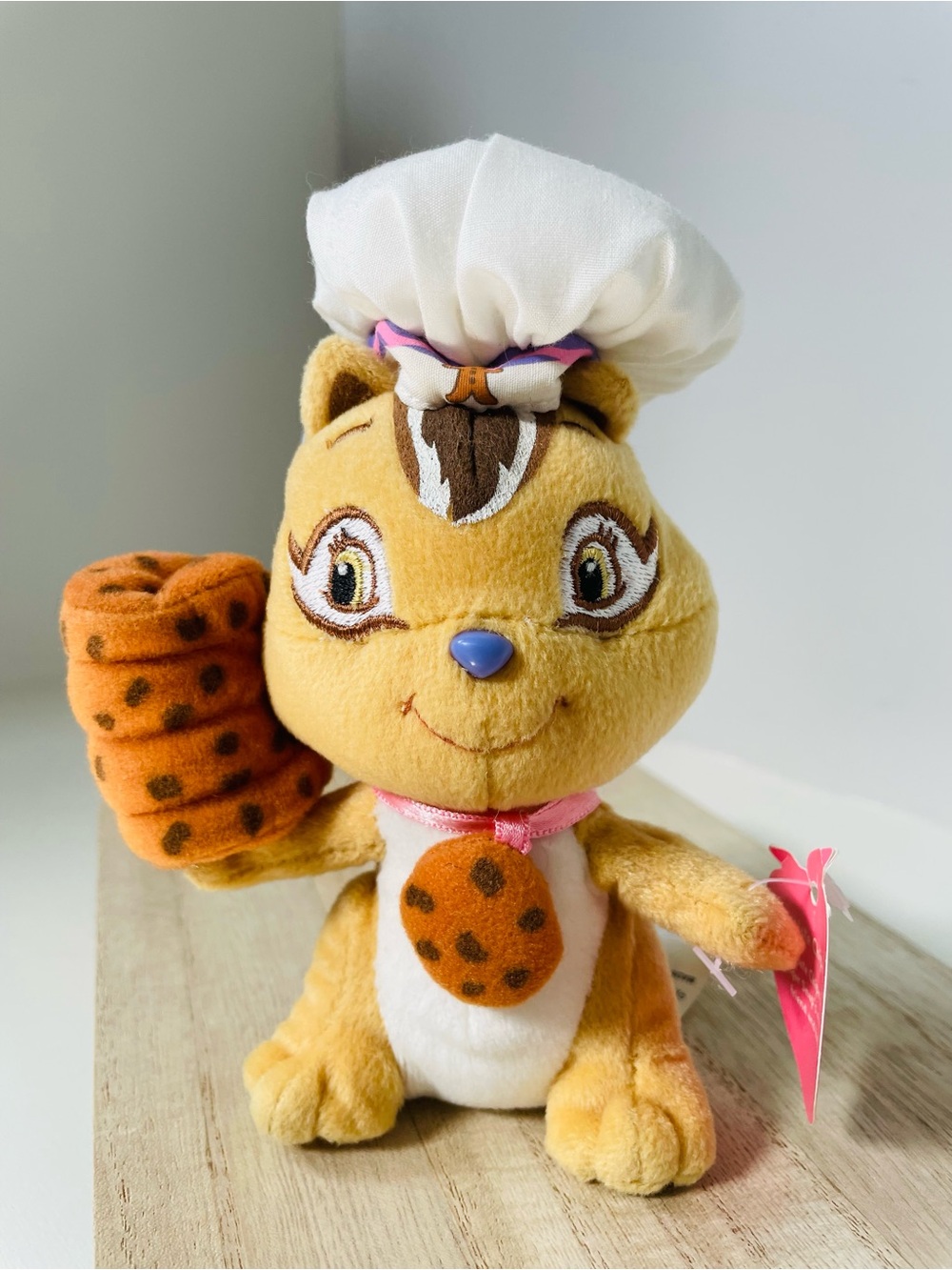 Vintage Bandai Strawberry Shortcake Chocolate Chipmunk Plush 2004 RARE